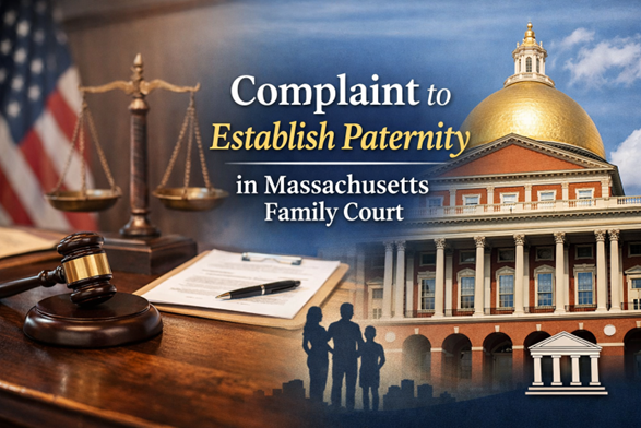 Massachusetts Parentage Lawyer - Complaint to Establish Parentage in Massachusetts Family Court